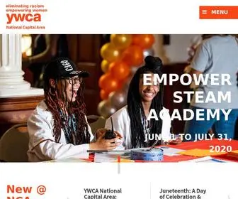 Ywcanca.org(YWCA National Capital Area) Screenshot