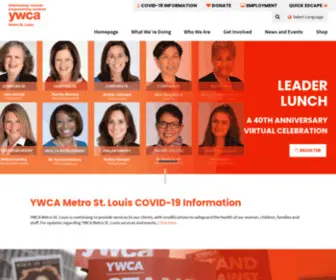 Ywcastl.org(YWCA Metro St) Screenshot