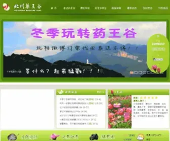YWG99.com(北川药王谷旅游渡假区网) Screenshot