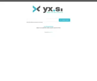 YX.si(YX) Screenshot