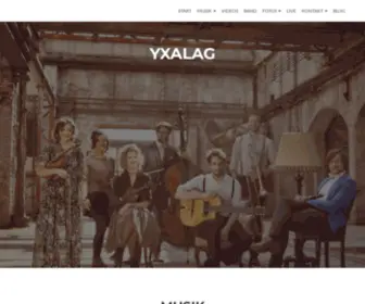 Yxalag.de(YXALAG KLEZMER BAND) Screenshot