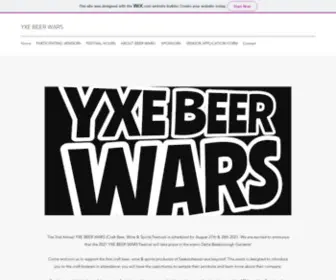 Yxebeerwars.com(YXE BEER WARS) Screenshot