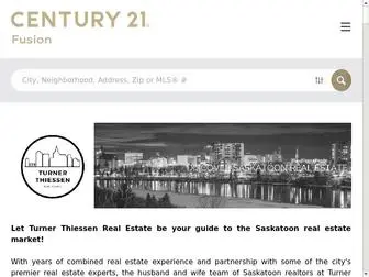 Yxerealestate.com(Turner Thiessen Real Estate) Screenshot