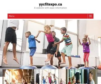 YYcfitexpo.ca(A website with expo information) Screenshot