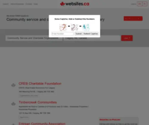 YYchelps.ca(YYC Helps) Screenshot