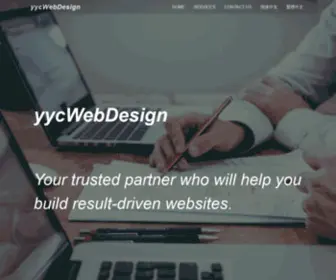 YYcwebdesign.com(YYC Web Design) Screenshot