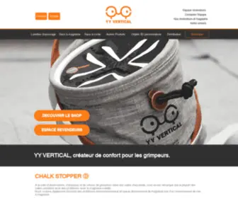 YYvertical.com(Accessoires Escalade) Screenshot