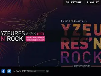 Yzeuresnrock.com(Festival Yzeures'n'Rock) Screenshot