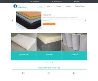 Yzfelt.com(Quality Industrial Felt & Wool Felt Manufacturer) Screenshot