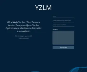 YZLM.net(Nternet Hizmetleri) Screenshot