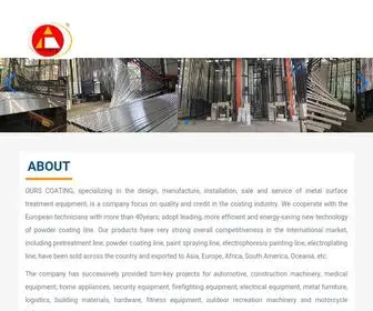 Yzours.com(Yangzhou OURS Machinery Co) Screenshot
