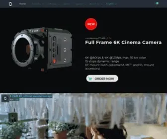 Z-Cam.com(Professional Cinema Camera & VR Camera Company) Screenshot