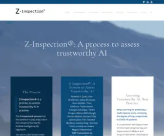 Z-Inspection.org(A holistic and analytic process to assess Ethical AI) Screenshot