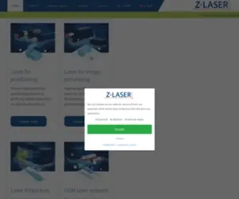 Z-Laser.com(Industrielaser ✭ Lasertechnik für alle Industrien) Screenshot
