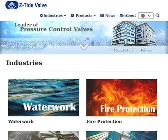 Z-Tide.com(Pressure Reducing Valves) Screenshot