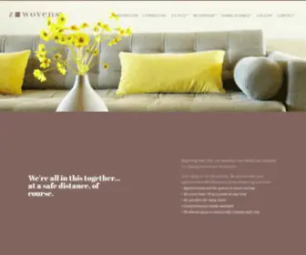 Z-Wovens.com(Performance Upholstery Fabrics) Screenshot