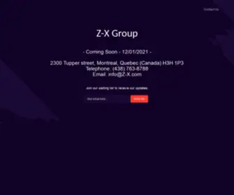 Z-Xgroup.com(Z-X Group) Screenshot