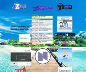 Z108.net(Today's Hit Music Station Z108) Screenshot