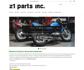 Z1Parts.net(Vintage Motorcycle Parts) Screenshot