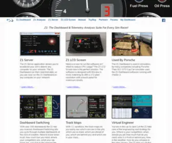 Z1Simwheel.com(The Dashboard & Telemetry Analysis Suite For Every Sim and Real World Racer) Screenshot