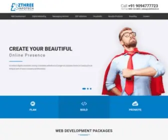 Z3Infotech.in(ZTHREE Infotech) Screenshot