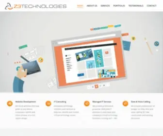 Z3Technologies.com(Website Design) Screenshot