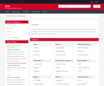 Z50.org(Z50 Search Engine Friendly Directory) Screenshot