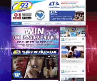 Z93Hits.com(WJZQ Z93 Radio) Screenshot