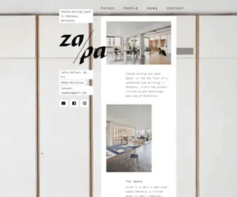 ZA-PA.com(Shared Working Space Poblenou) Screenshot