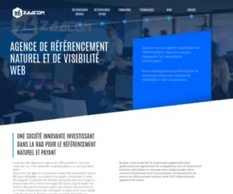 Zaacom.fr(Agence de Référencement SEO et Web Marketing (SEM SMO)) Screenshot