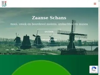 Zaanseschans.com(De Zaanse Schans) Screenshot