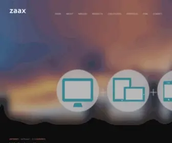Zaax.com(Mobile, Web and Cloud Apps Development and Consulting) Screenshot