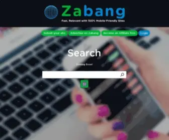 Zabang.com(Search) Screenshot