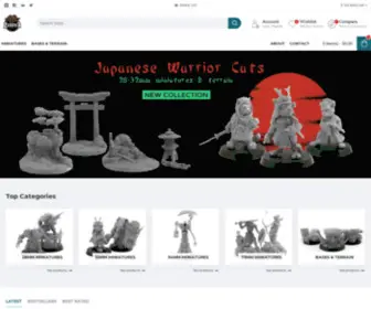 ZabavKaworkshop.com(Collectible miniatures for painting) Screenshot