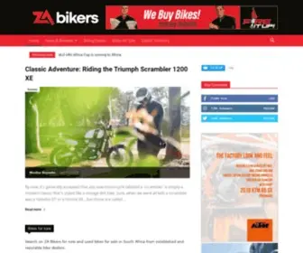 Zabikers.co.za(ZA Bikers) Screenshot