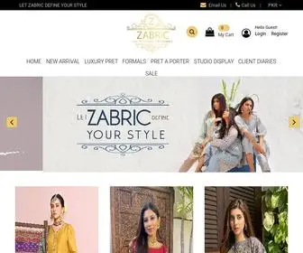 Zabricofficial.com(Zabric Official) Screenshot