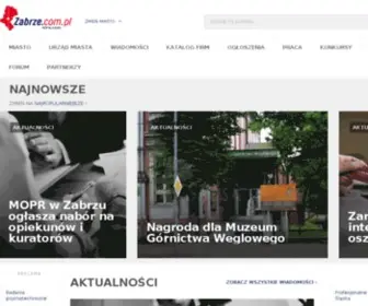 Zabrze.com.pl(Miejski portal) Screenshot