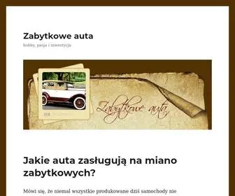 Zabytkowesamochody.com(Zabytkowe auta) Screenshot