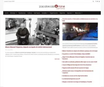 Zacatecasonline.com.mx(Inicio) Screenshot