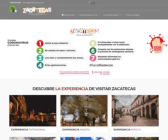 Zacatecastravel.com(Zacatecas ¡Deslumbrante) Screenshot