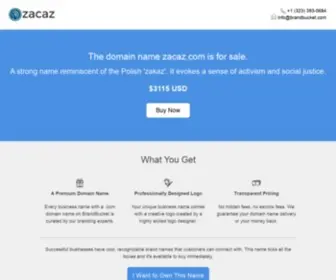 Zacaz.com(Purchase today. Starter logo inc) Screenshot