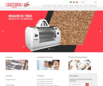 Zaccaria.com.br(Máquinas para beneficiamento de Arroz) Screenshot