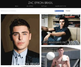 Zacefron.com.br(Zac Efron Brasil) Screenshot