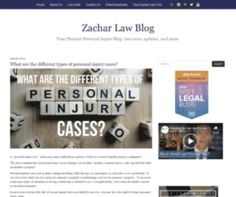 Zacharlawblog.com(Zachar Law Blog) Screenshot