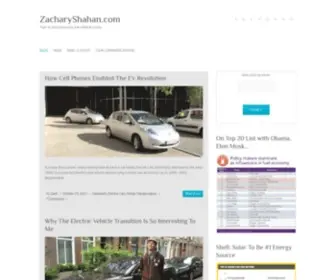 Zacharyshahan.com(Tryin' to help the world) Screenshot