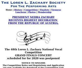 Zacharysociety.org(The Loren L) Screenshot