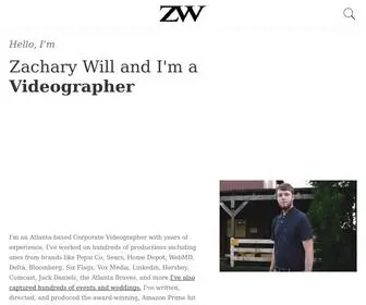 Zacharywill.com(Zachary Will) Screenshot