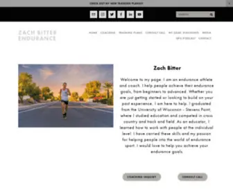 Zachbitter.com(Zach Bitter) Screenshot