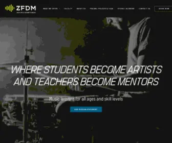 Zachfielddrumstudios.com(Zach Field Drums & Music) Screenshot