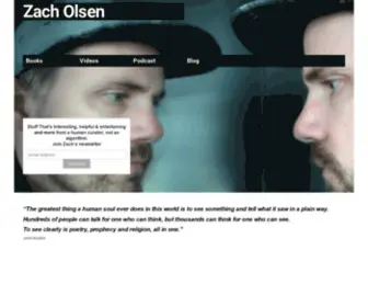 Zacholsen.net(Zach Olsen) Screenshot